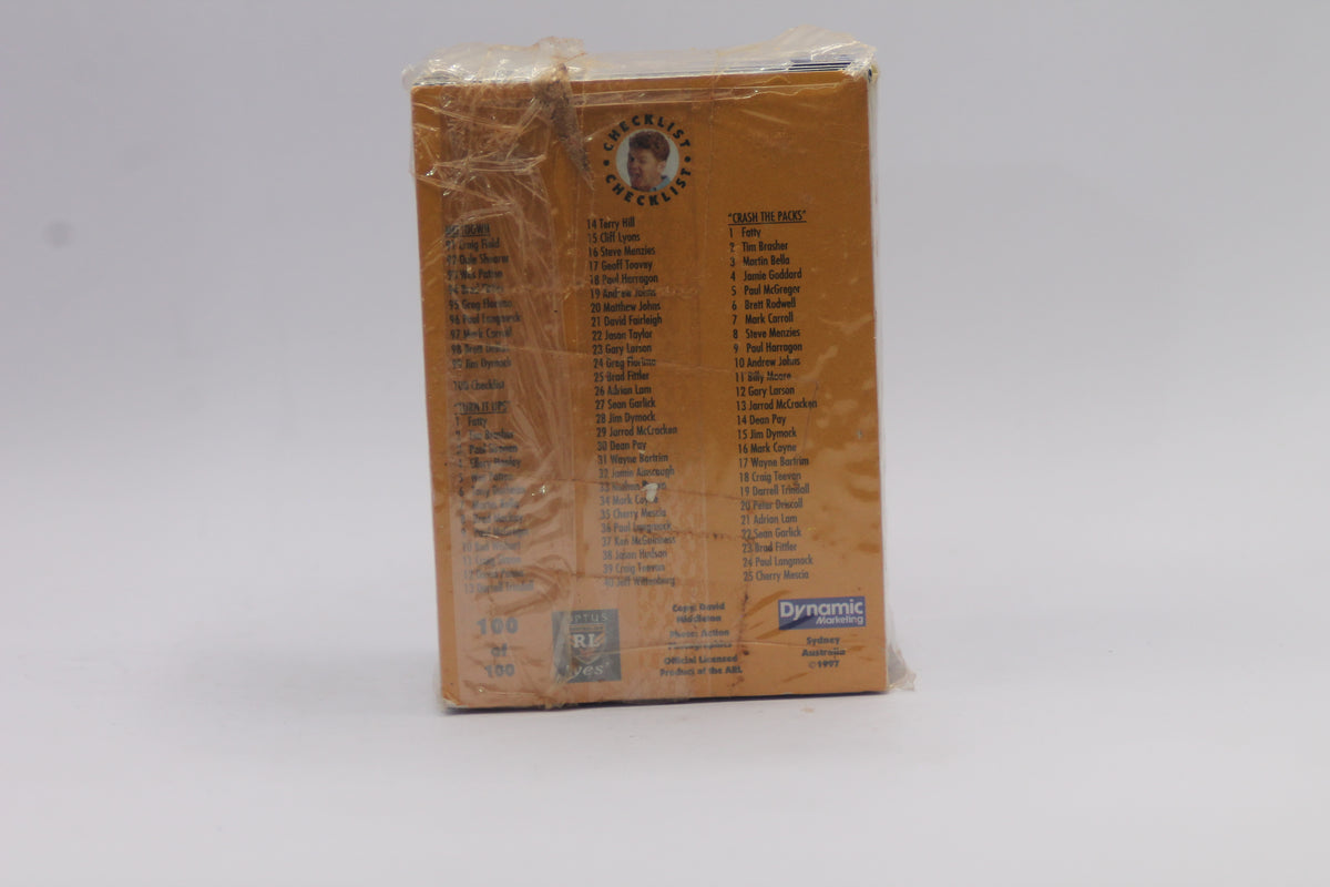 1997 Dynamic Rugby League Fatty Fun Pack Trading Card Full Base Card Set (91)