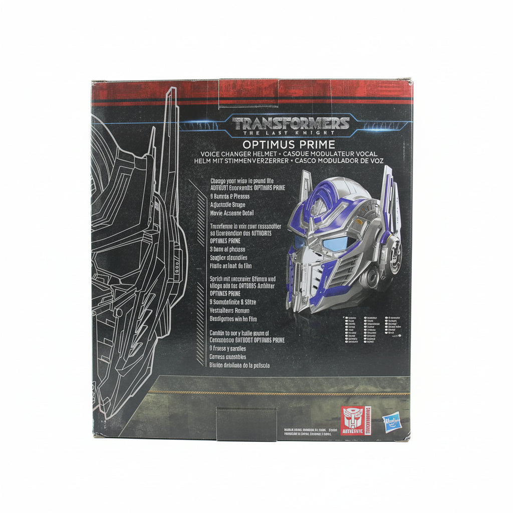 Hasbro Transformers The Last Knight Optimus Prime Replica Helmet Bnib