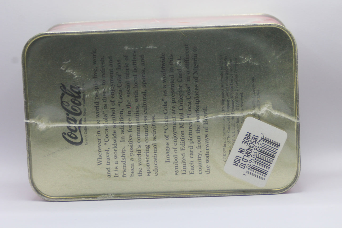 Coca-Cola Metal Collector Cards Sealed