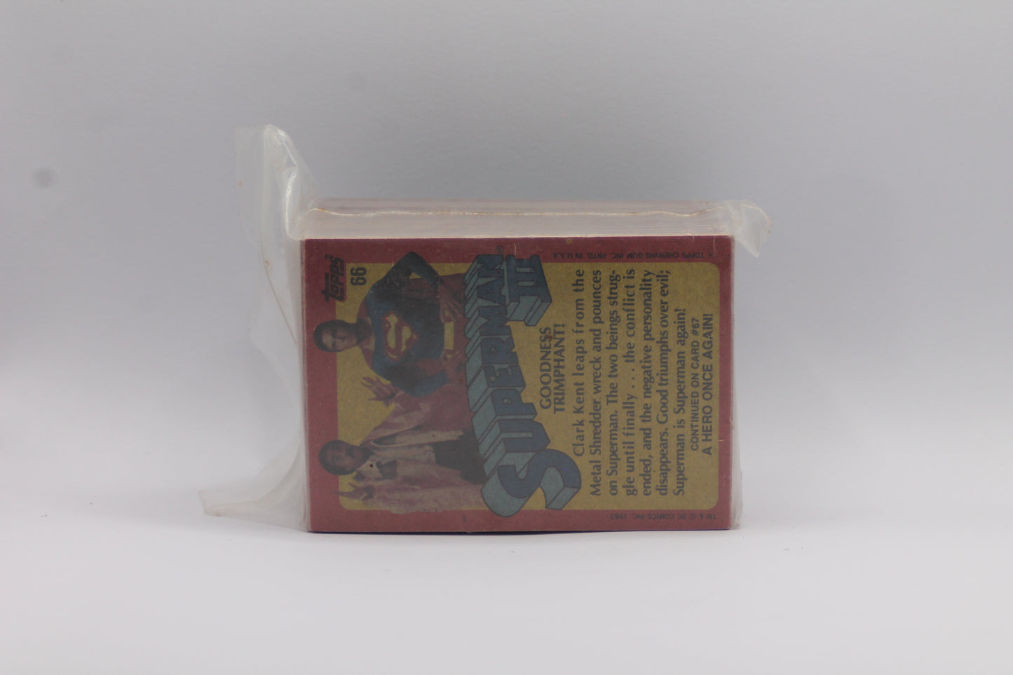 1983 Topps SUPERMAN III Movie Cards - Complete Set
