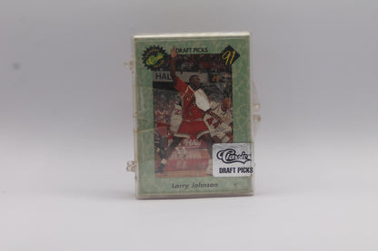 SEALED 1991 CLASSIC DRAFT PICKS PREMIERE EDITION BASKETBALL SET - LARRY JOHNSON