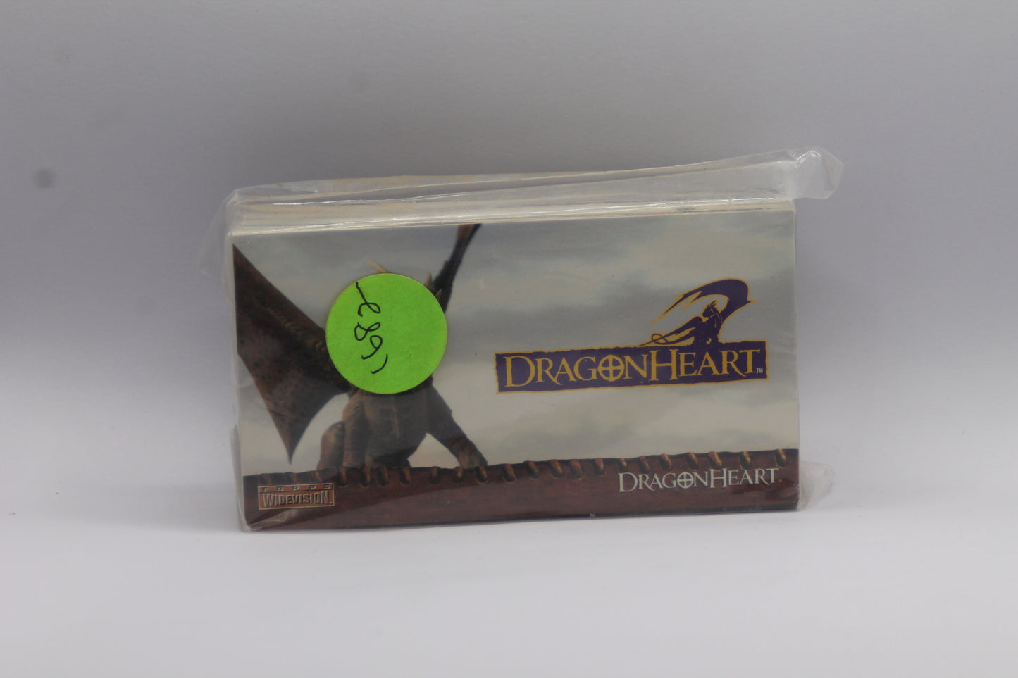 Dragonheart complete base set of 72 vintage Widevision movie trading cards in excellent condition. Topps 1995.