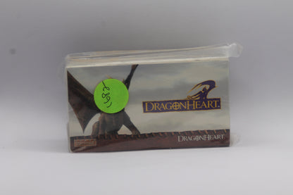 Dragonheart complete base set of 72 vintage Widevision movie trading cards in excellent condition. Topps 1995.