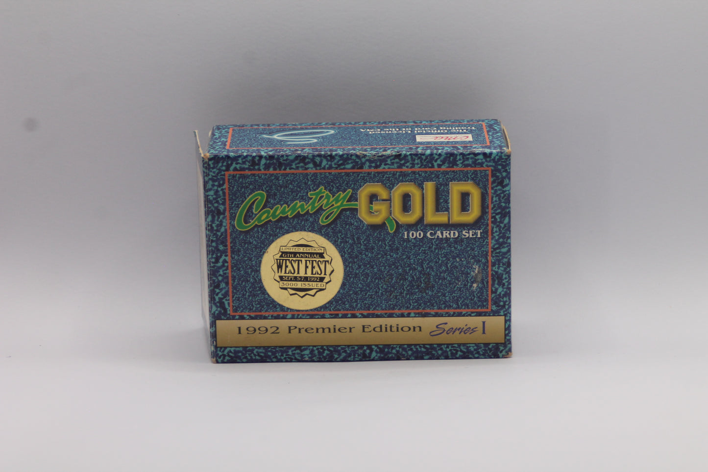 COUNTRY GOLD MUSIC 1992 STERLING CARDS INC. COMPLETE BASE CARD SET 100