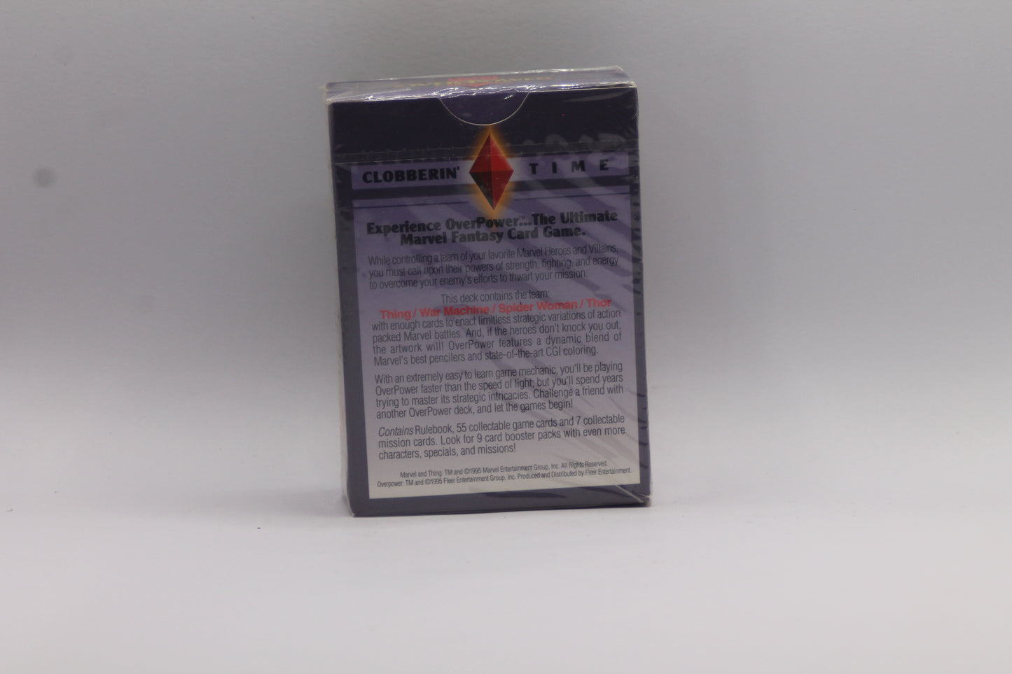 MARVEL OVERPOWER CARDGAME CLOBBERIN' TIME STARTER DECK