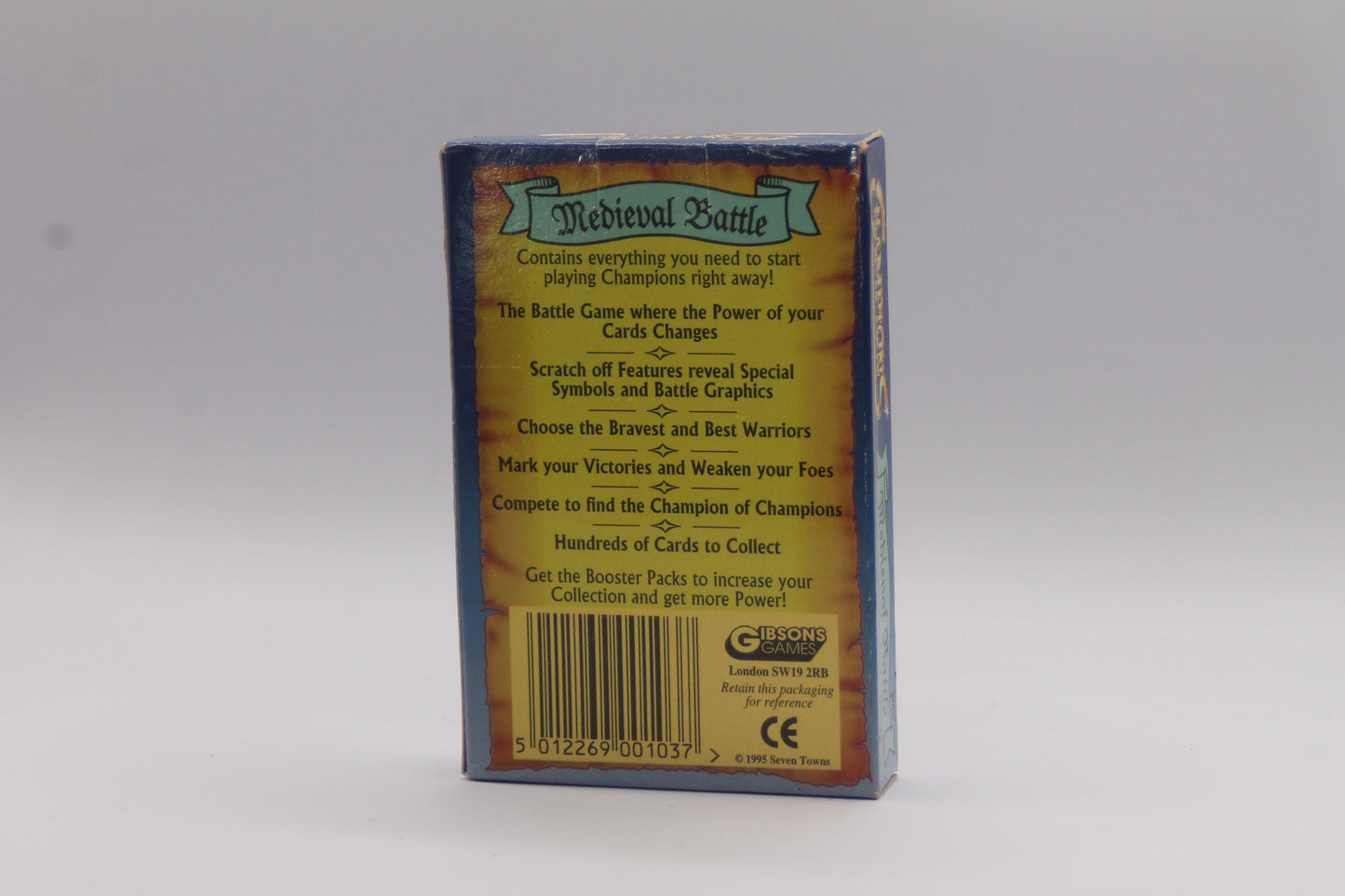 Champions Medieval Battle Power Changing Warrior Card Game 1995 - Complete