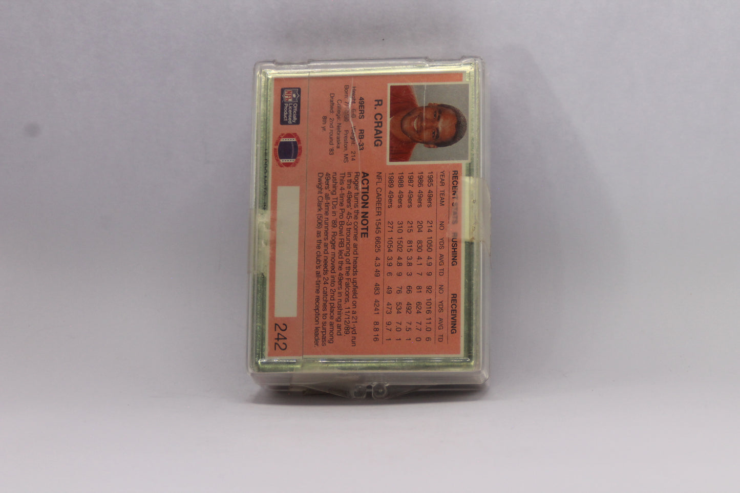 1990 Action Packed Football Cards Complete Set