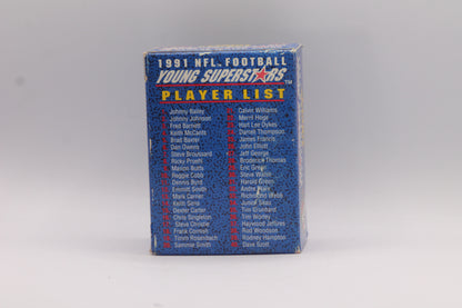 1991 Score NFL Young Superstars 40 Glossy Card Complete Set Box