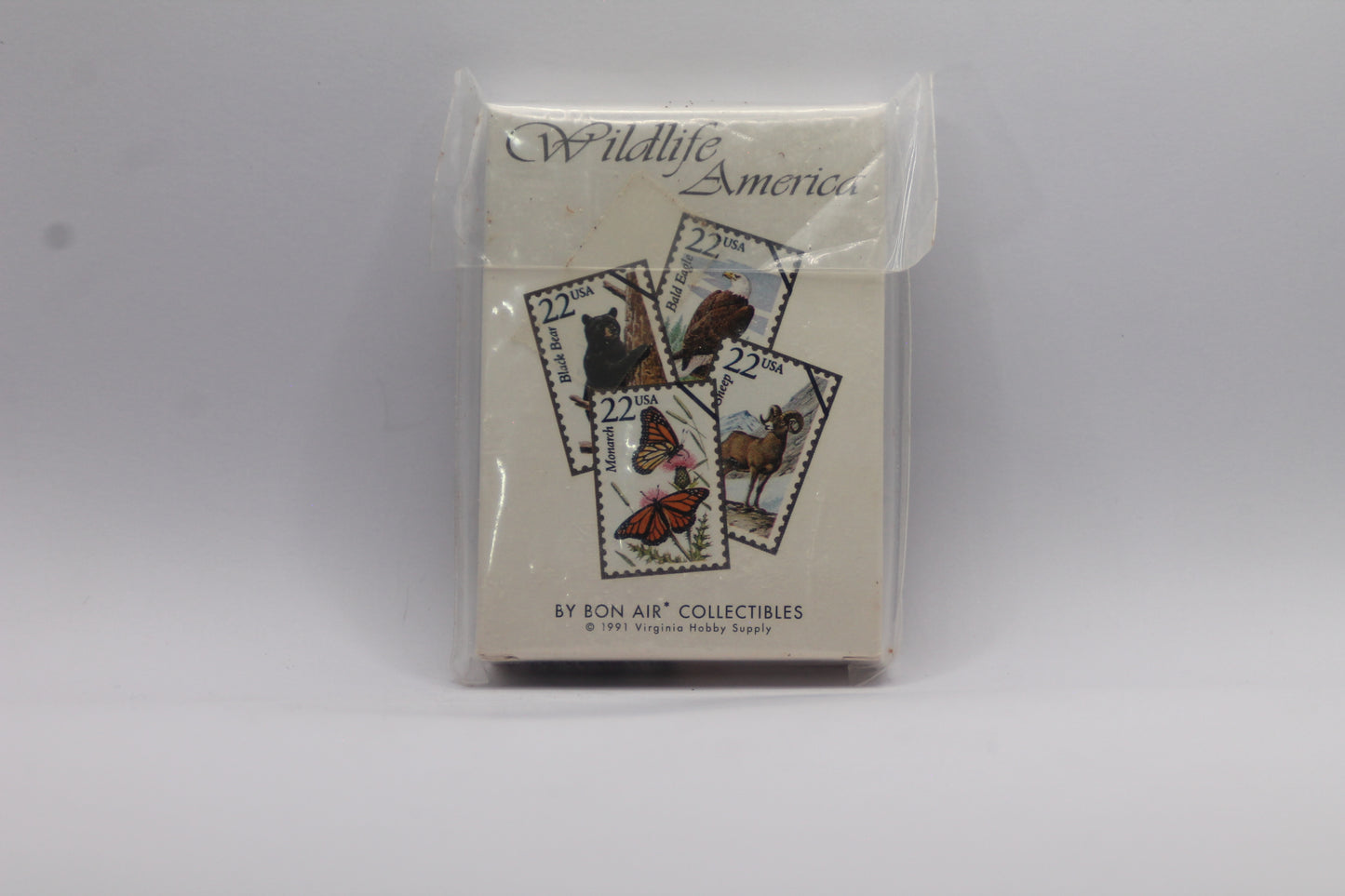 WILDLIFE OF NORTH AMERICA , 50 CARDS AS DEPICTED ON POSTAGE STAMPS FULL SET