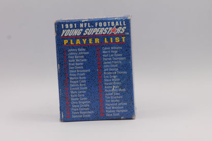 1991 Score NFL Young Superstars 40 Glossy Card Complete Set Box - Emmitt Smith