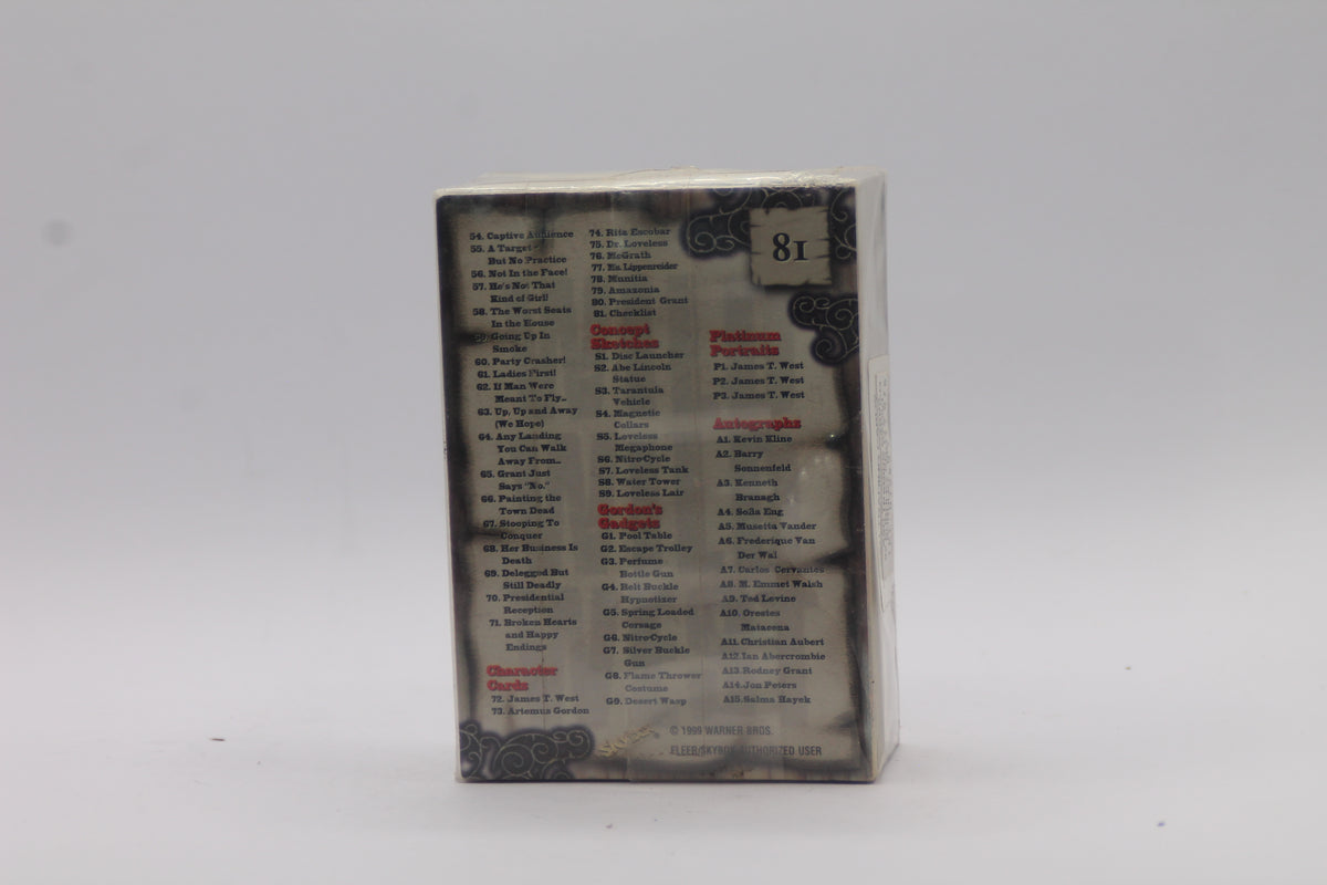 WILD WILD WEST MOVIE BASE / BASIC SET of 81 CARDS BY SKYBOX