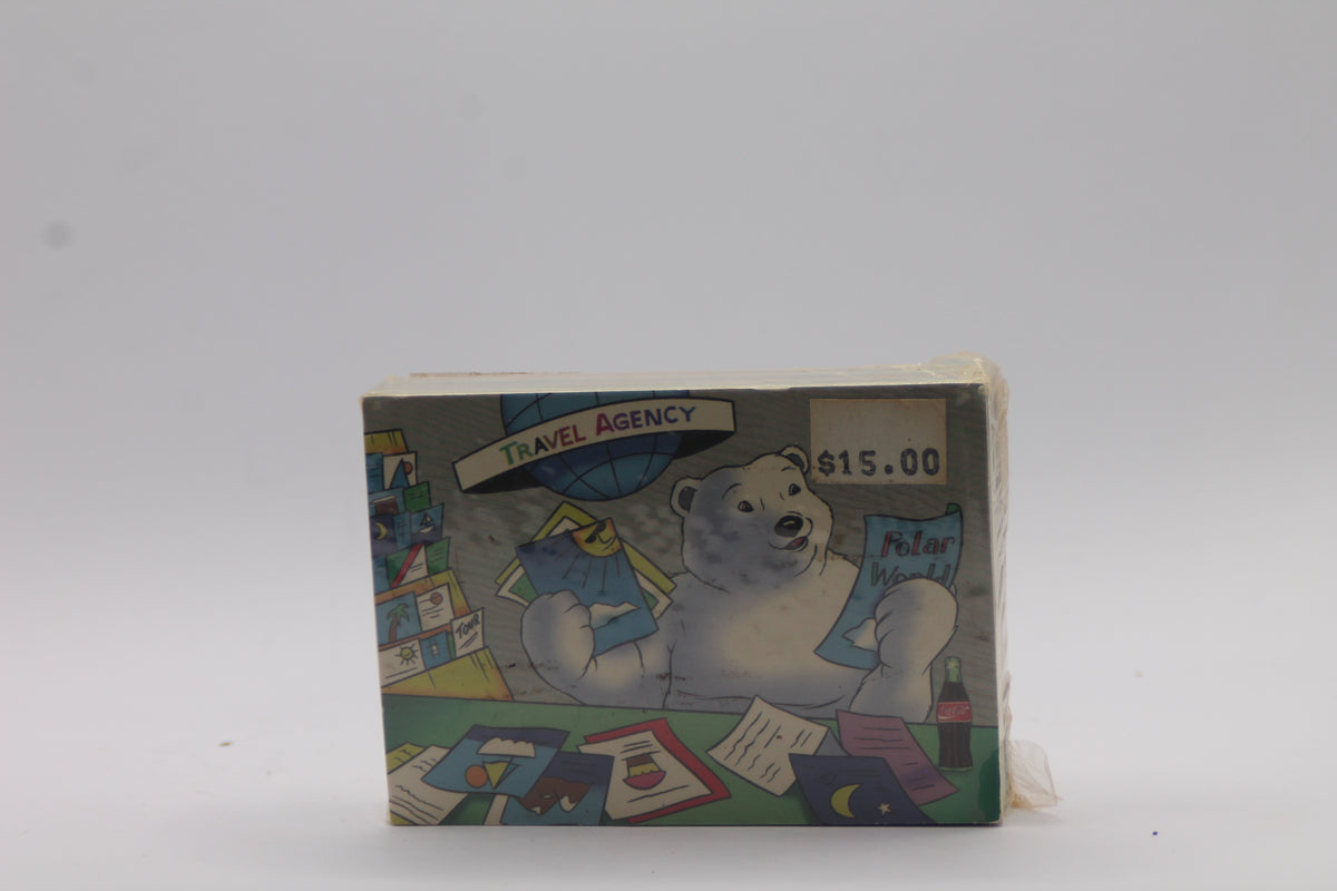 1996 COCA COLA POLAR BEARS SOUTH POLE VACATION CARD SET M/NM