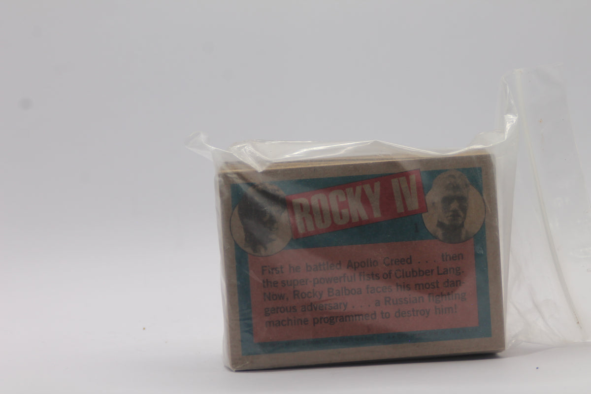 VTG 1985 Topps ROCKY IV Set of 66 Trading Cards Sylvester Stallone Carl Weathers