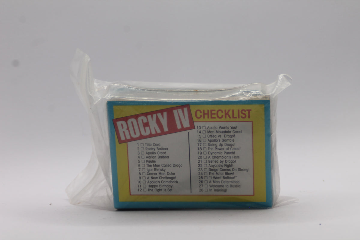 VTG 1985 Topps ROCKY IV Set of 66 Trading Cards Sylvester Stallone Carl Weathers